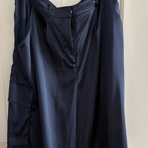 Anthropology cargo satin shorts size medium